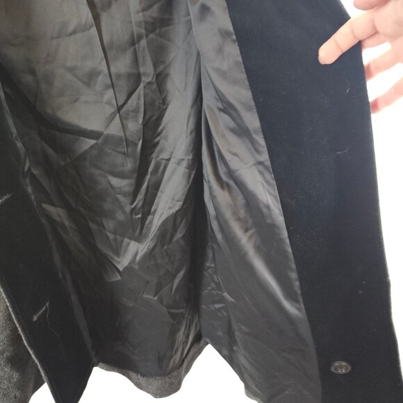 Womens 6 Fall Winter Warm Casual Hooded Dark Gray Black Peacoat Kristen Blake - Picture 15 of 16